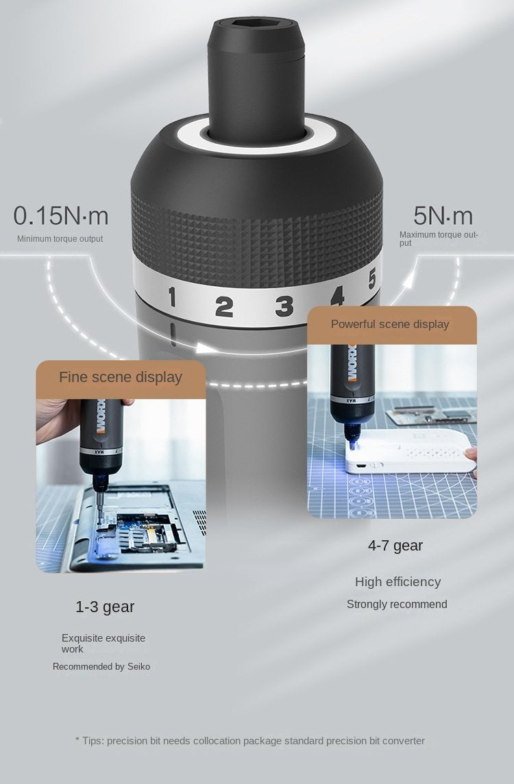 Worx 4V Smart Cordless Screwdriver Set with 30 Bits - Smarsty