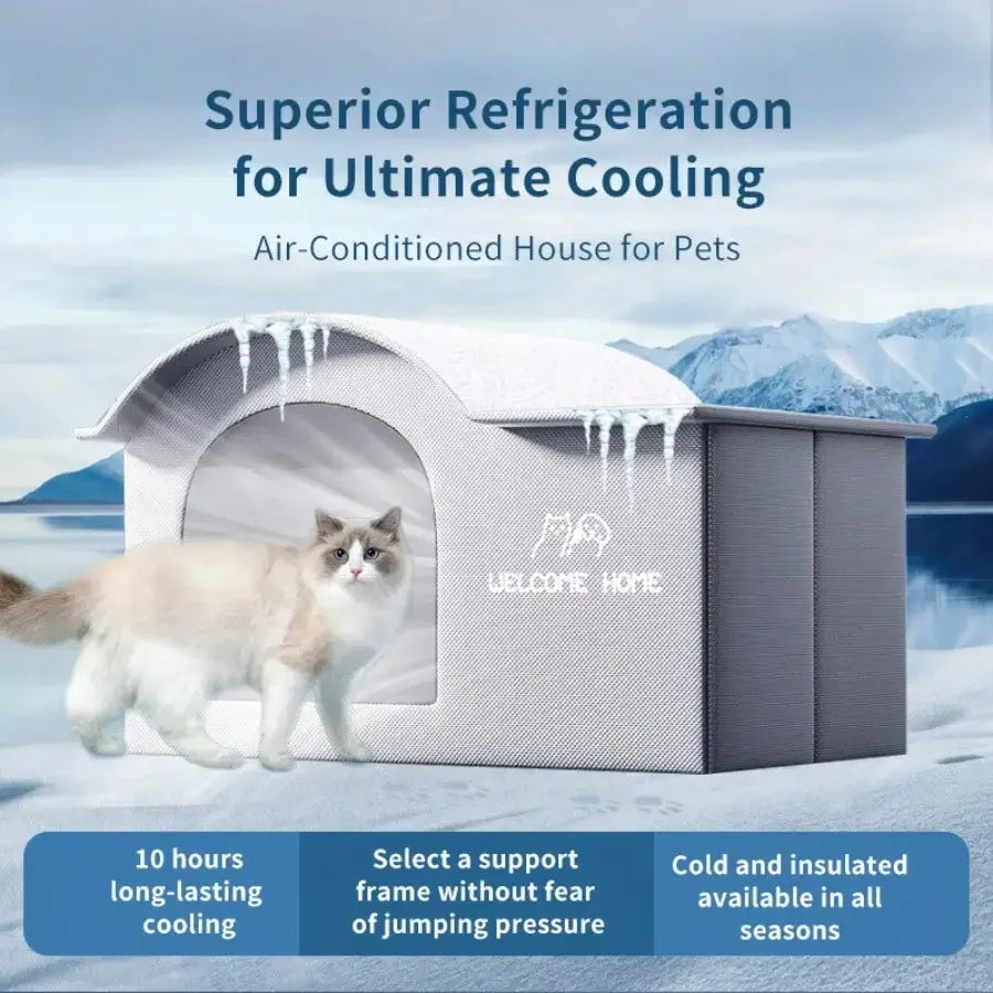 Summer Cooling Cat and Dog Ice House Bed - Smarsty