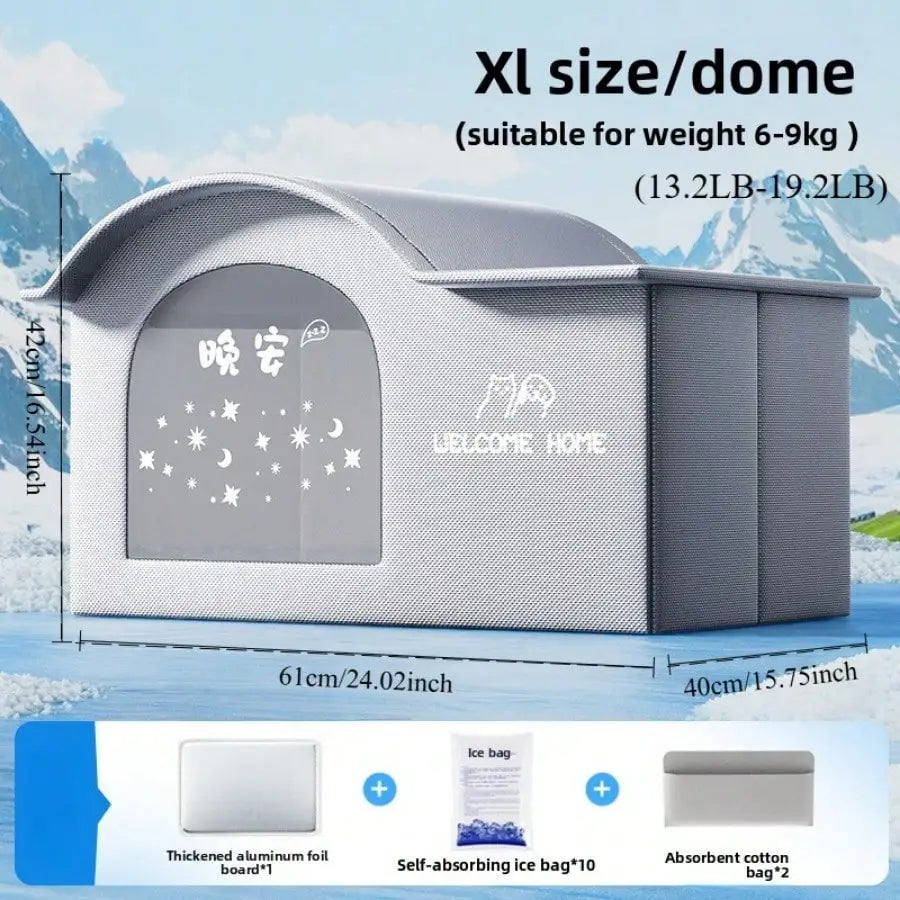 Summer Cooling Cat and Dog Ice House Bed - Smarsty