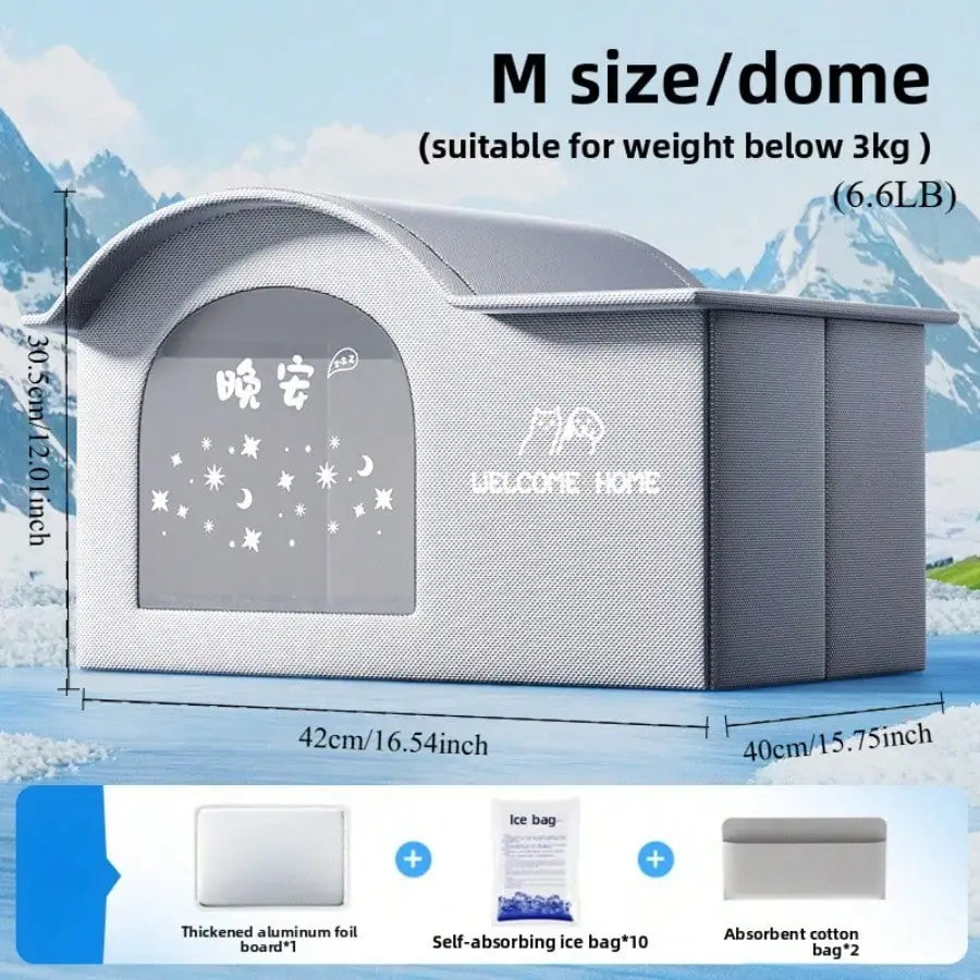 Summer Cooling Cat and Dog Ice House Bed - Smarsty