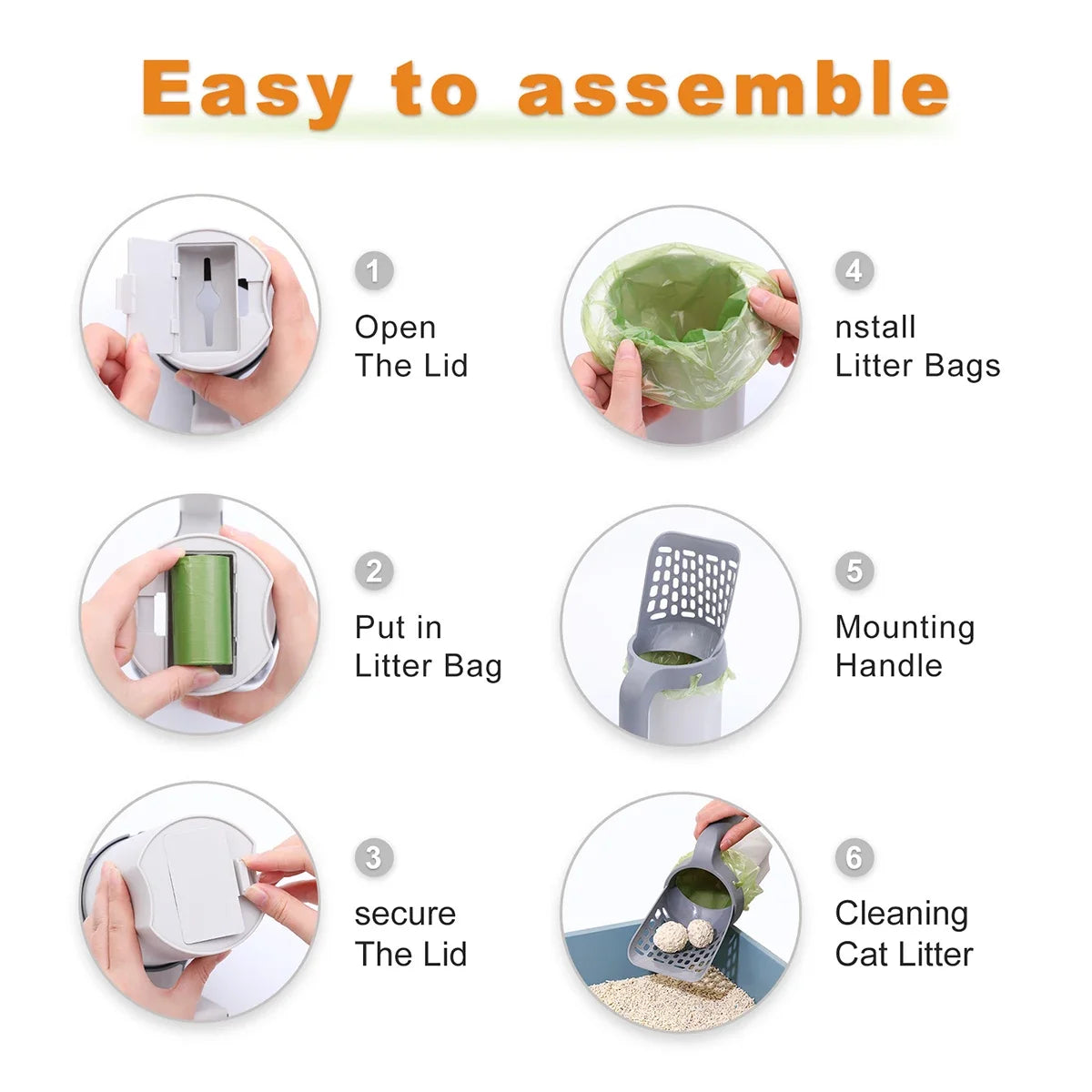 Cat Litter Scoop With Filter For Easy Cleaning - Smarsty