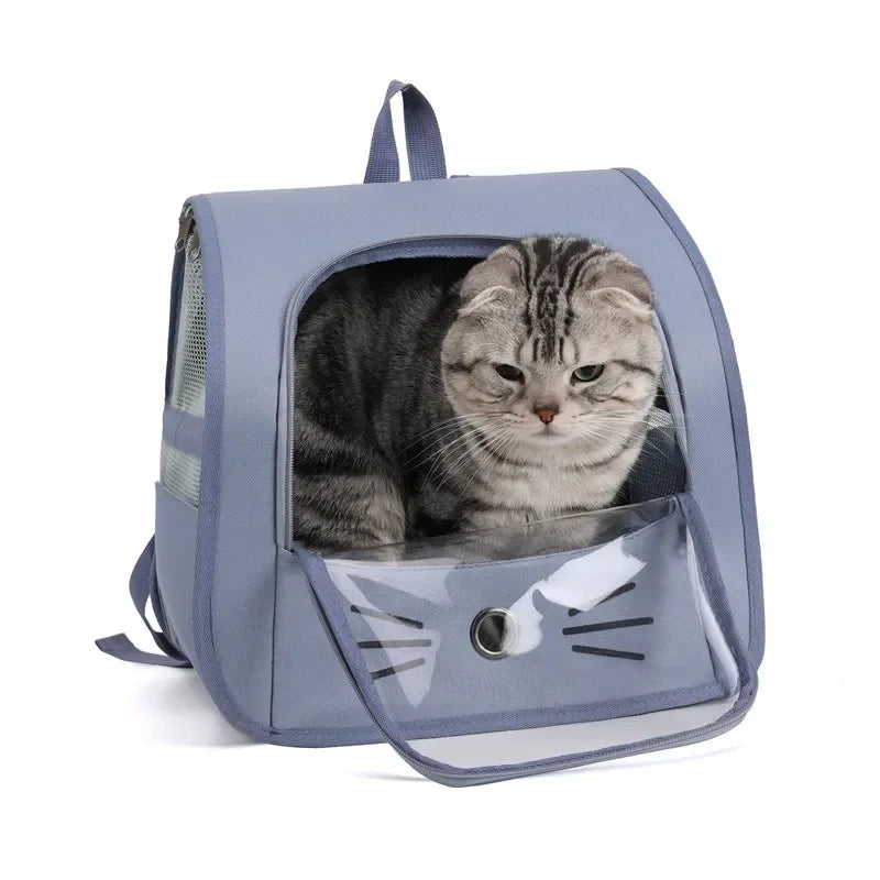 Breathable Cat Carrier Backpack for Outdoor Travel - Smarsty