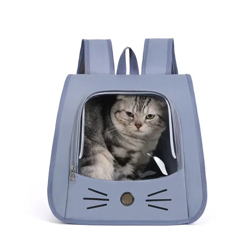 Breathable Cat Carrier Backpack for Outdoor Travel - Smarsty