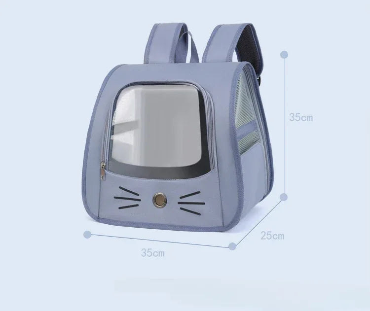 Breathable Cat Carrier Backpack for Outdoor Travel - Smarsty