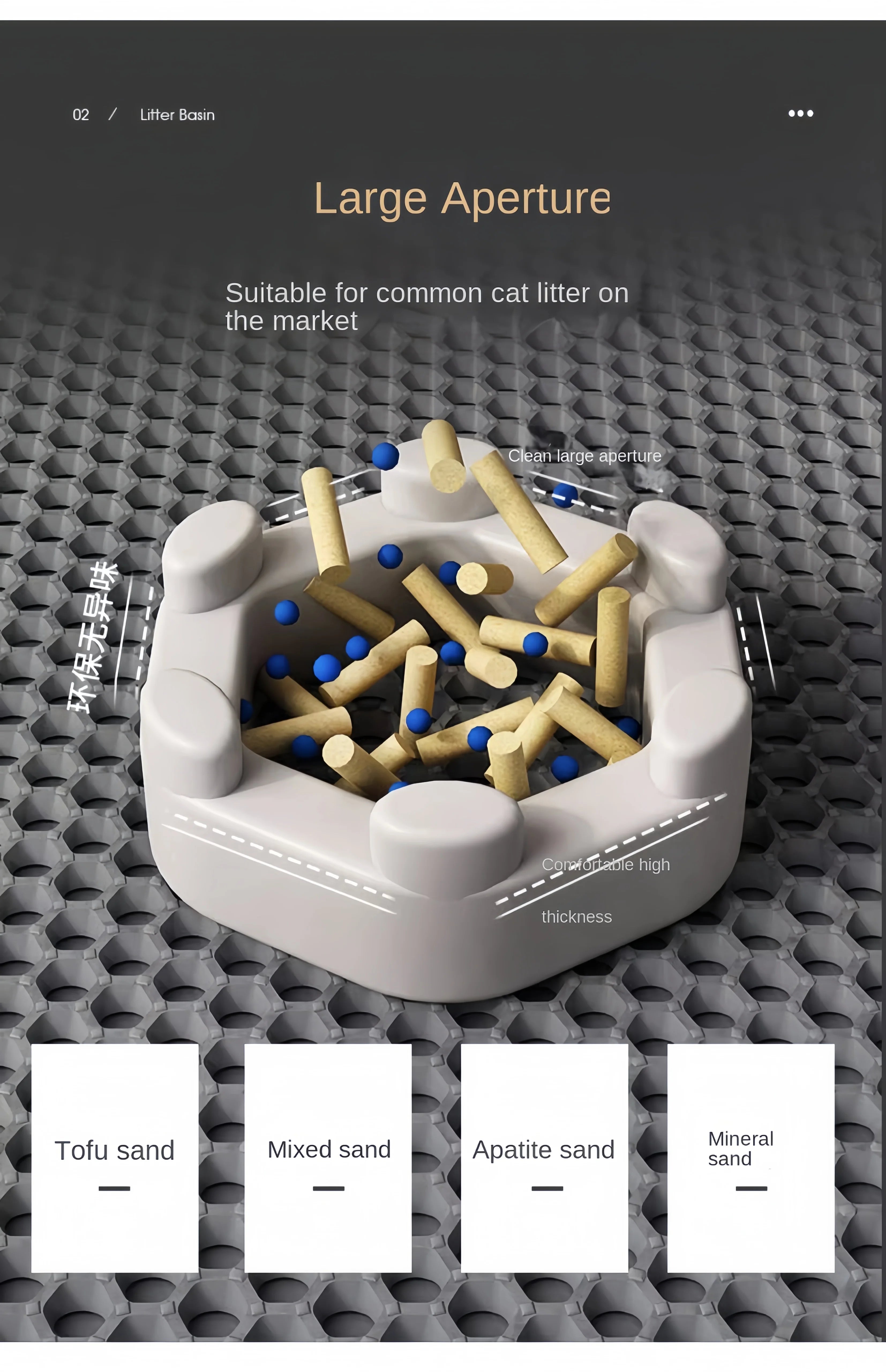 Waterproof Cat Litter Mat with Non Slip Design - Smarsty