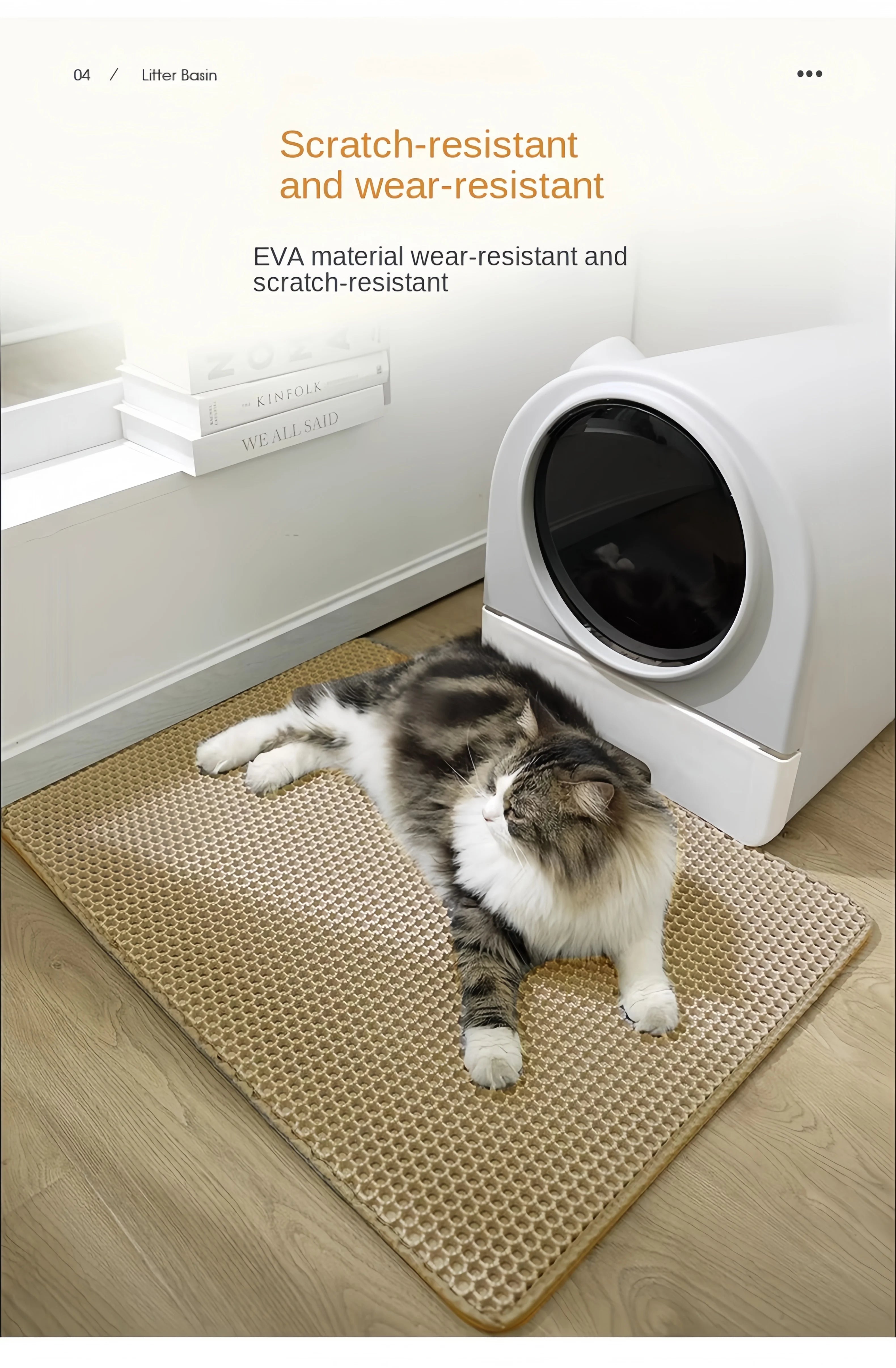 Waterproof Cat Litter Mat with Non Slip Design - Smarsty