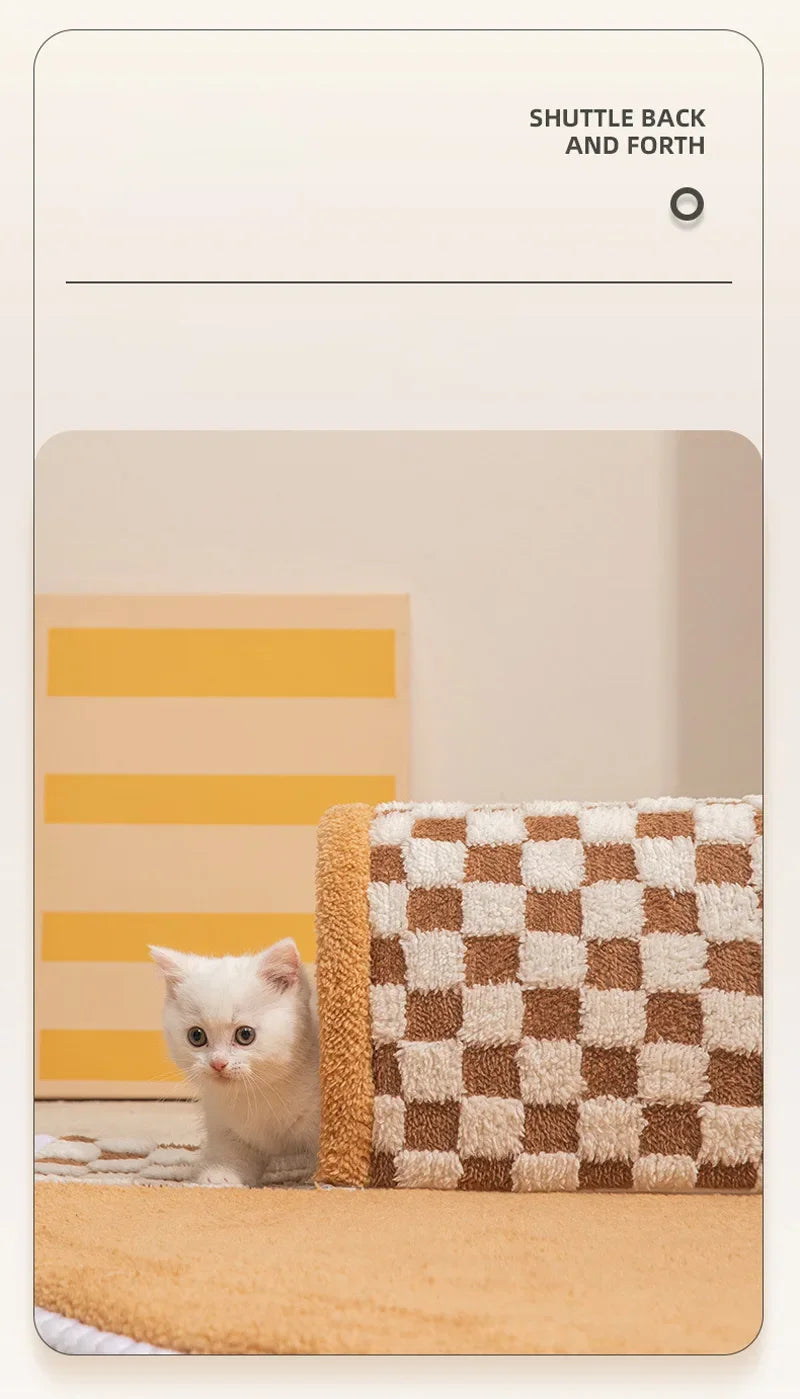 Breathable Cat Bed with Play Tunnel for Fun - Smarsty