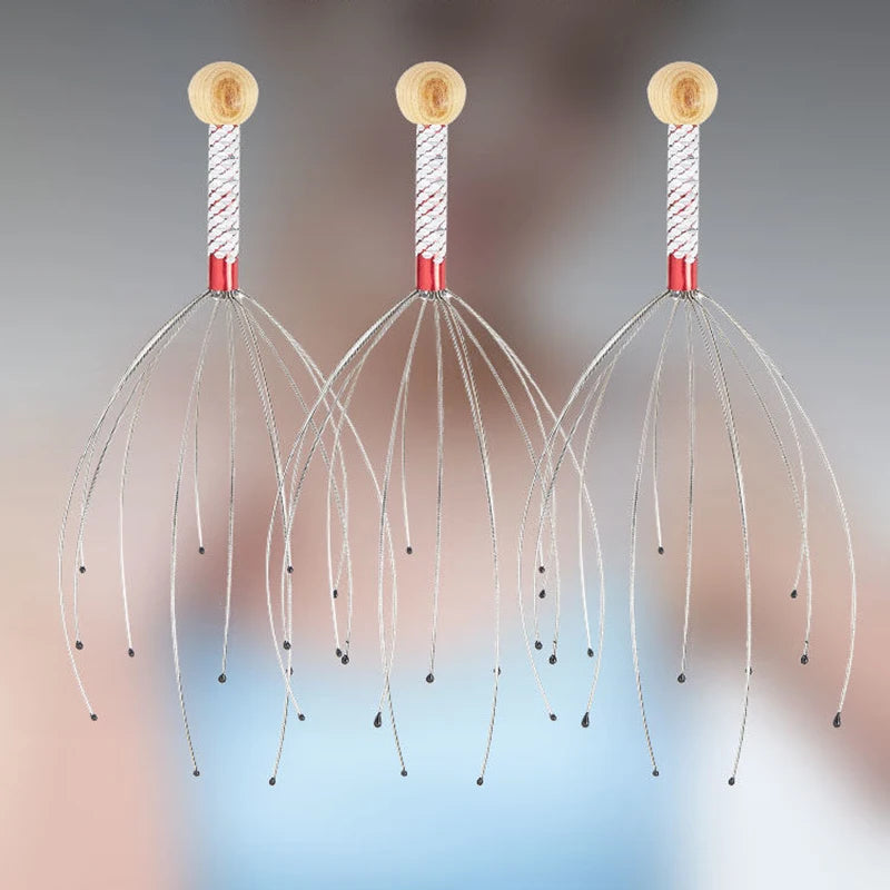 Octopus Head Massager for Relaxation and Itch Relief - Smarsty