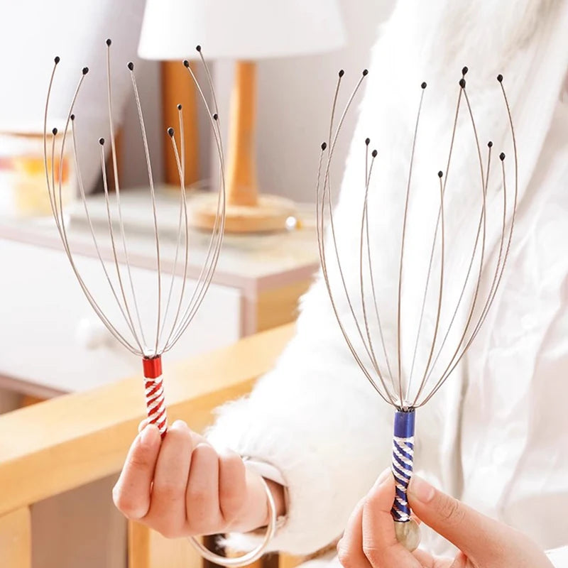 Octopus Head Massager for Relaxation and Itch Relief - Smarsty