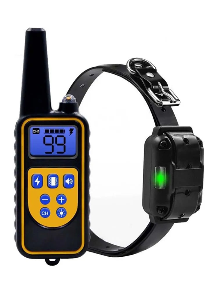 Rechargeable Electric Dog Training Collar with LCD Display - Smarsty