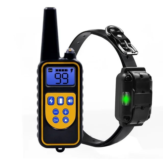 Rechargeable Electric Dog Training Collar with LCD Display - Smarsty