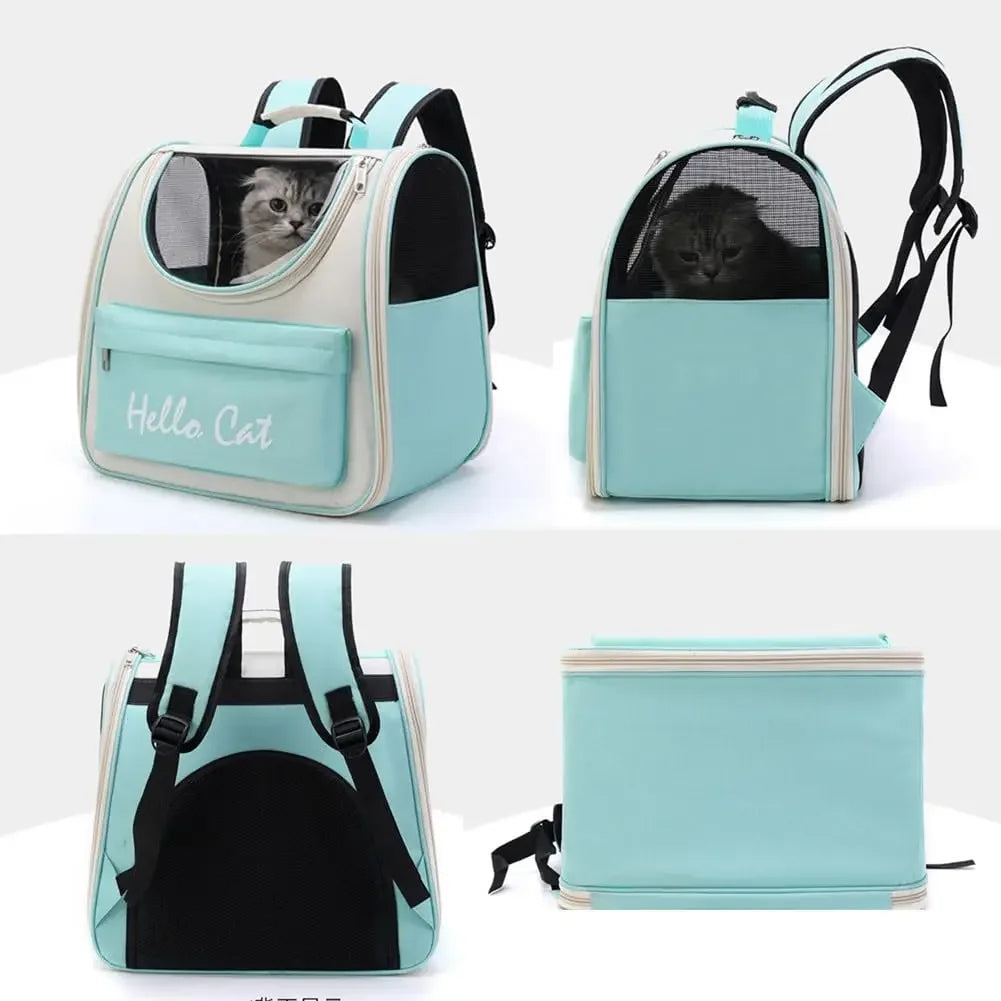 Windproof Cat Carrier Backpack for Travel and Comfort - Smarsty