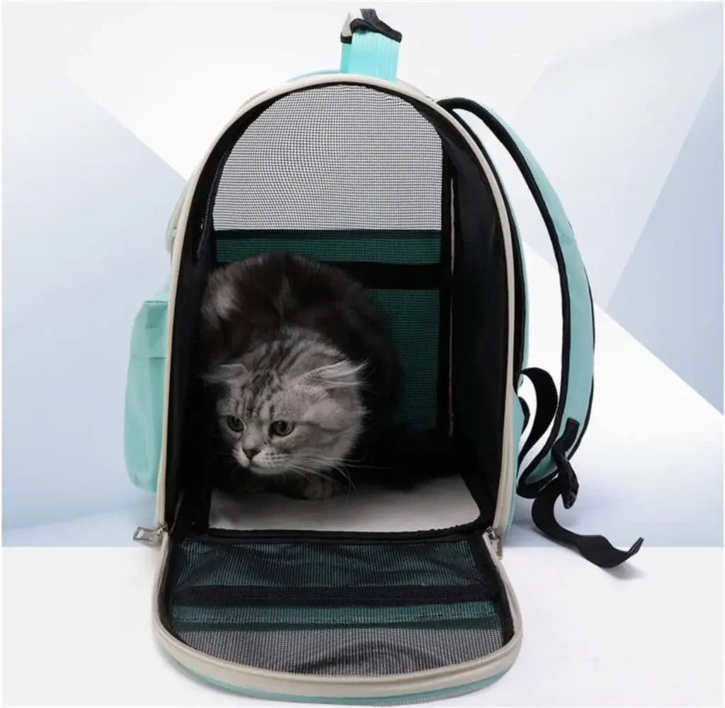 Windproof Cat Carrier Backpack for Travel and Comfort - Smarsty