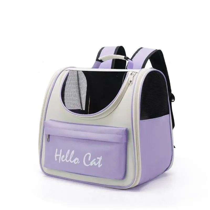 Windproof Cat Carrier Backpack for Travel and Comfort - Smarsty