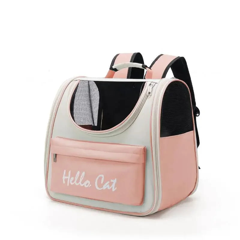 Windproof Cat Carrier Backpack for Travel and Comfort - Smarsty