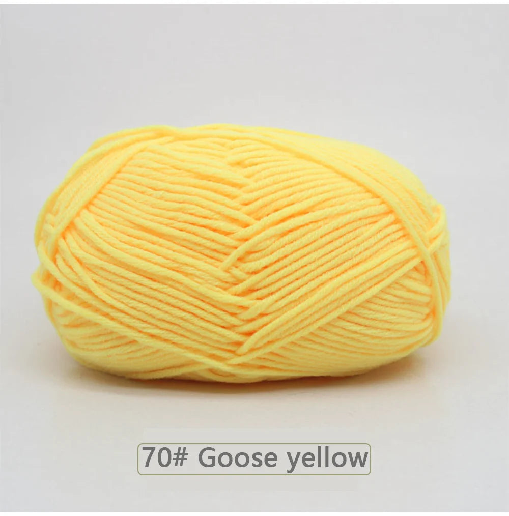 Soft Wool Milk Cotton Yarn for Knitting and Crochet - Smarsty