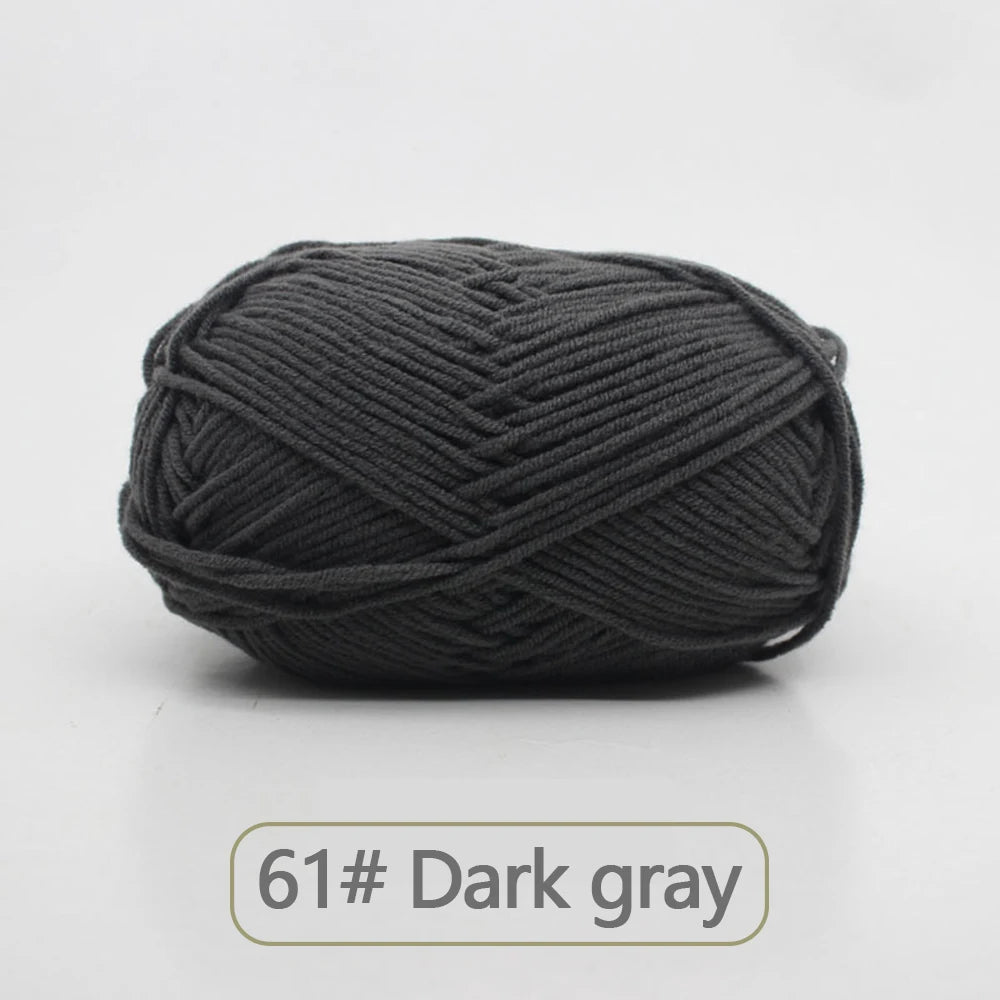 Soft Wool Milk Cotton Yarn for Knitting and Crochet - Smarsty