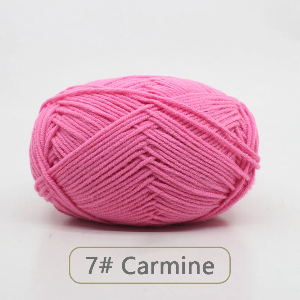 Soft Wool Milk Cotton Yarn for Knitting and Crochet - Smarsty