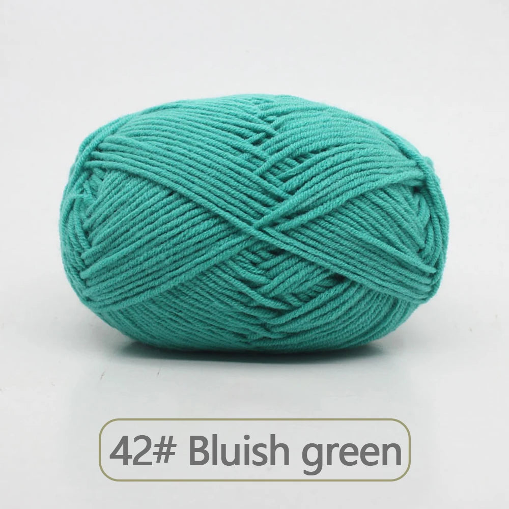 Soft Wool Milk Cotton Yarn for Knitting and Crochet - Smarsty