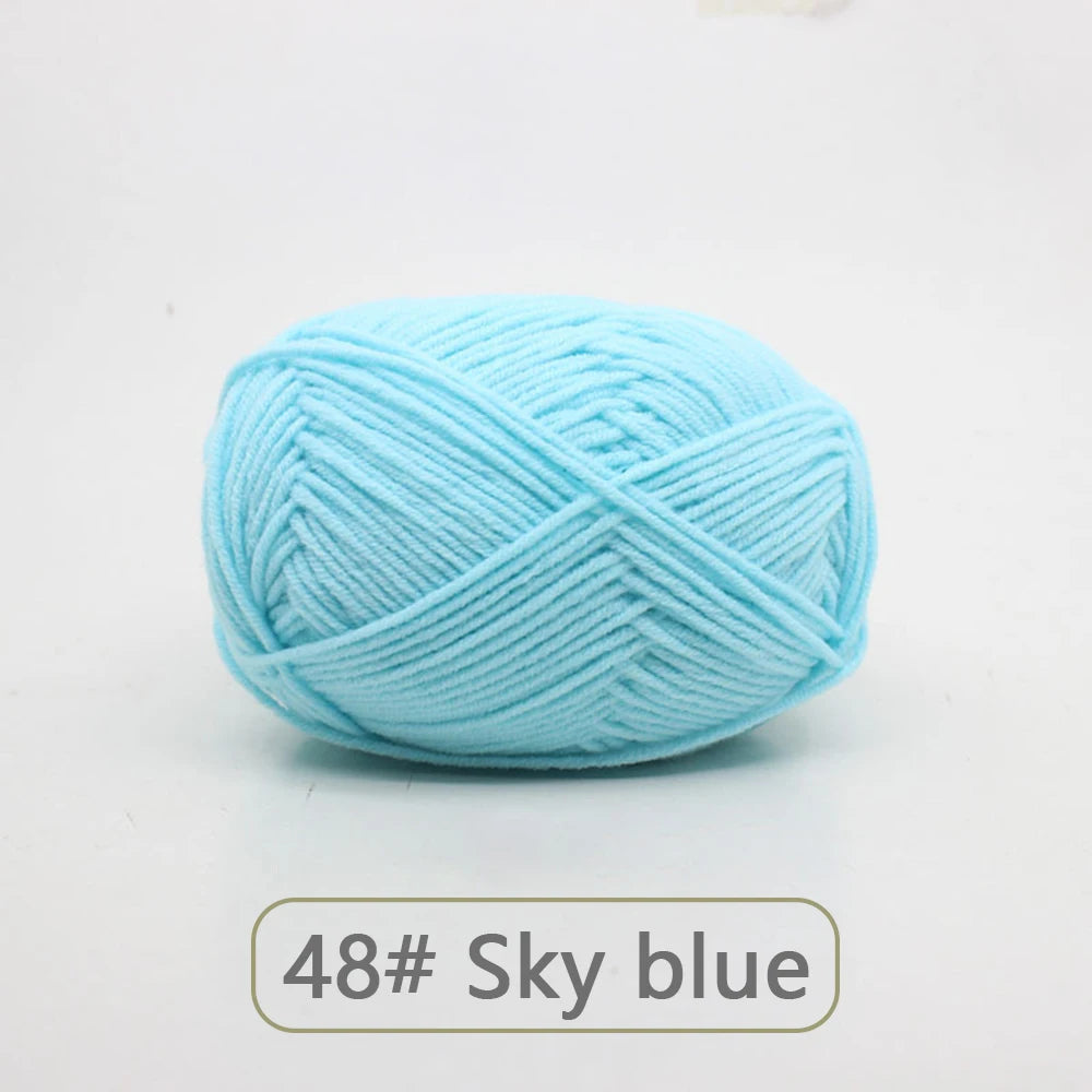 Soft Wool Milk Cotton Yarn for Knitting and Crochet - Smarsty