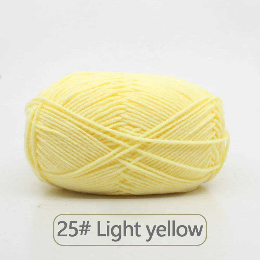Soft Wool Milk Cotton Yarn for Knitting and Crochet - Smarsty
