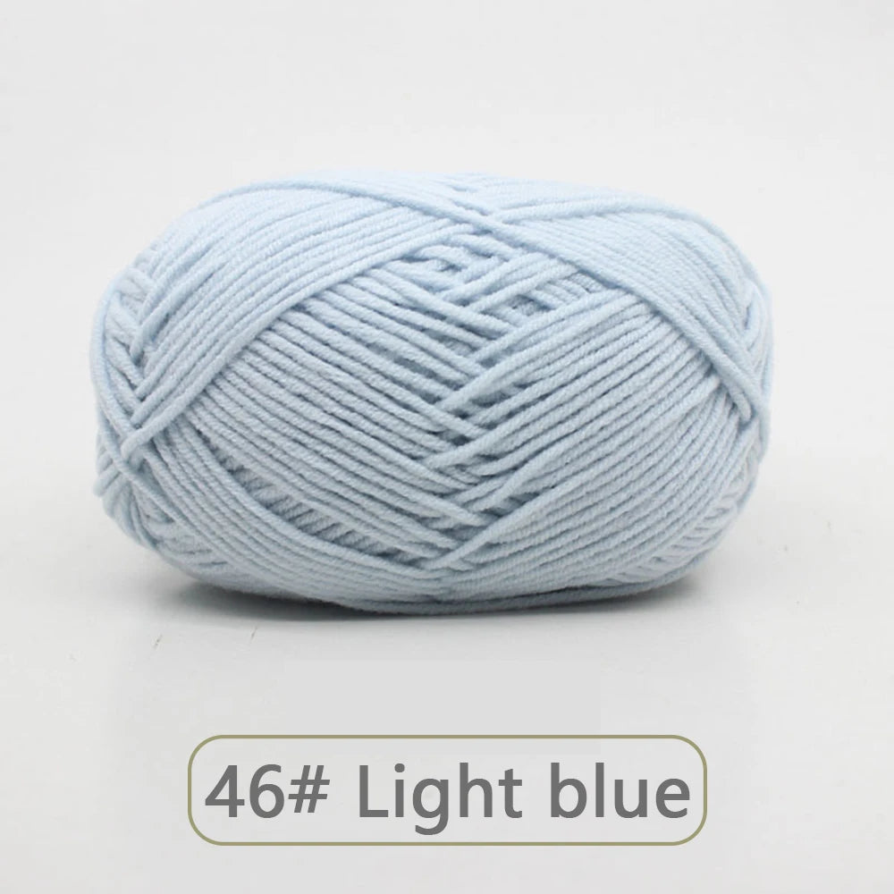 Soft Wool Milk Cotton Yarn for Knitting and Crochet - Smarsty