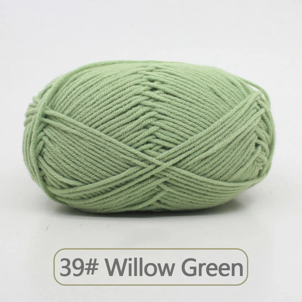 Soft Wool Milk Cotton Yarn for Knitting and Crochet - Smarsty