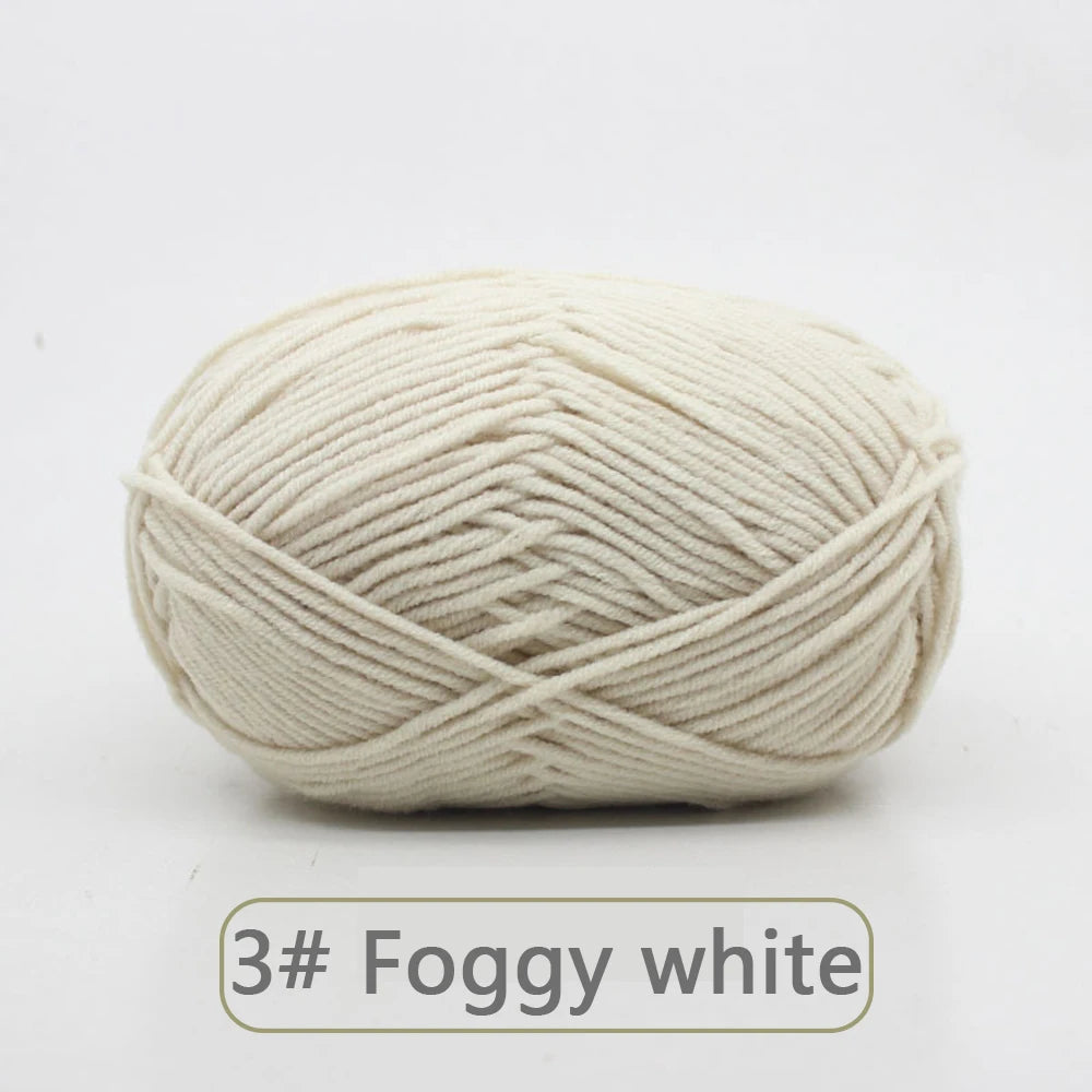 Soft Wool Milk Cotton Yarn for Knitting and Crochet - Smarsty
