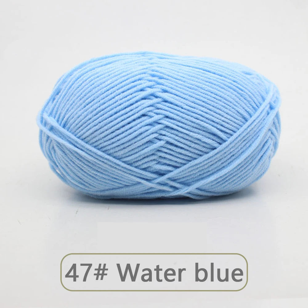 Soft Wool Milk Cotton Yarn for Knitting and Crochet - Smarsty