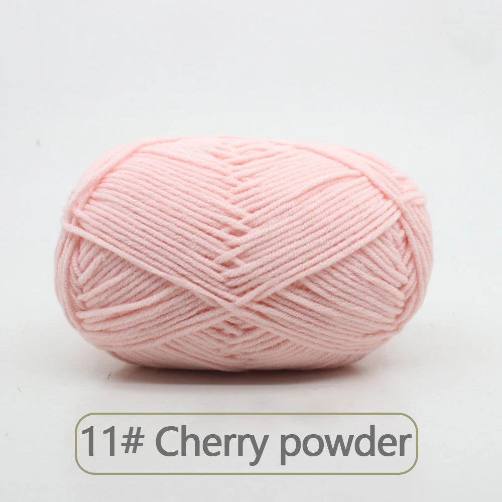 Soft Wool Milk Cotton Yarn for Knitting and Crochet - Smarsty