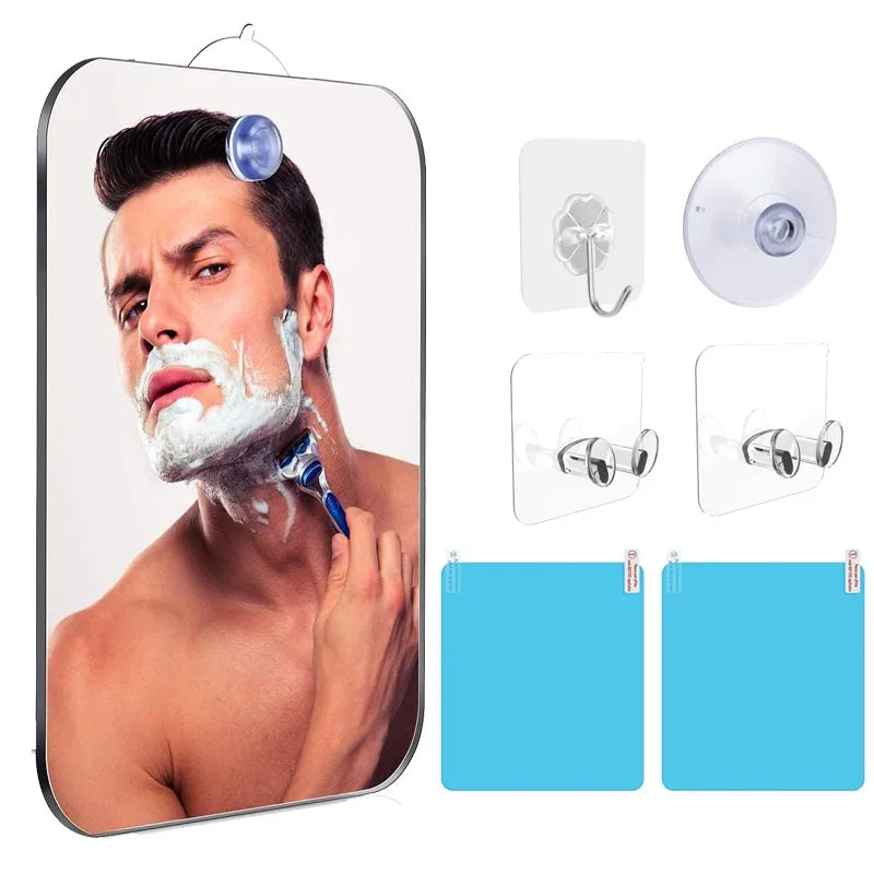 Fogless Acrylic Shower Mirror for Travel and Shaving - Smarsty