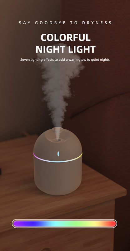 270ML Cool Mist Aroma Diffuser with LED Light - Smarsty