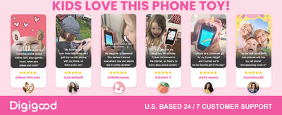 Kids Smart Phone Girls Toy: Christmas Birthday Gifts for Girls Age 3-10 - Working Real Play Cell Phone - Toddler Toy Learning Ph