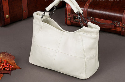 Cow Leather Saddle Bag For Women Mini Tote Luxury Daily - Smarsty