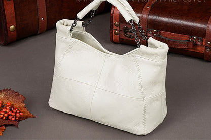 Cow Leather Saddle Bag For Women Mini Tote Luxury Daily - Smarsty
