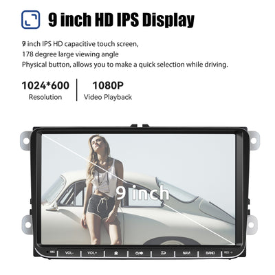 Android Car Stereo With Wireless Carplay GPS Navigation - Smarsty