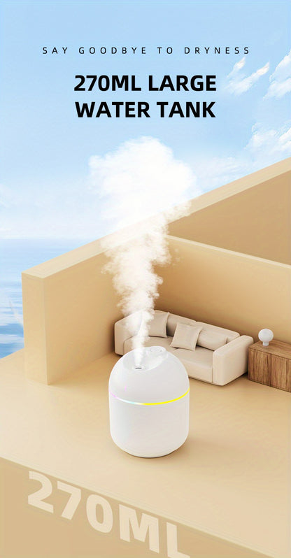 270ML Cool Mist Aroma Diffuser with LED Light - Smarsty