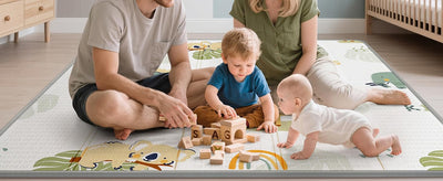 Baby Play Mat, PIGLOG 50x50 Playpen Mat, Waterproof Playmats for Babies and Toddlers Kids, Safe Foam Playmat for Tummy Time