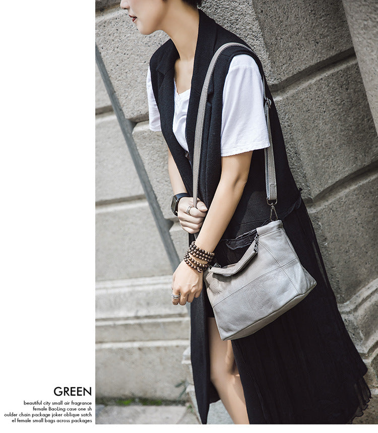 Cow Leather Saddle Bag For Women Mini Tote Luxury Daily - Smarsty