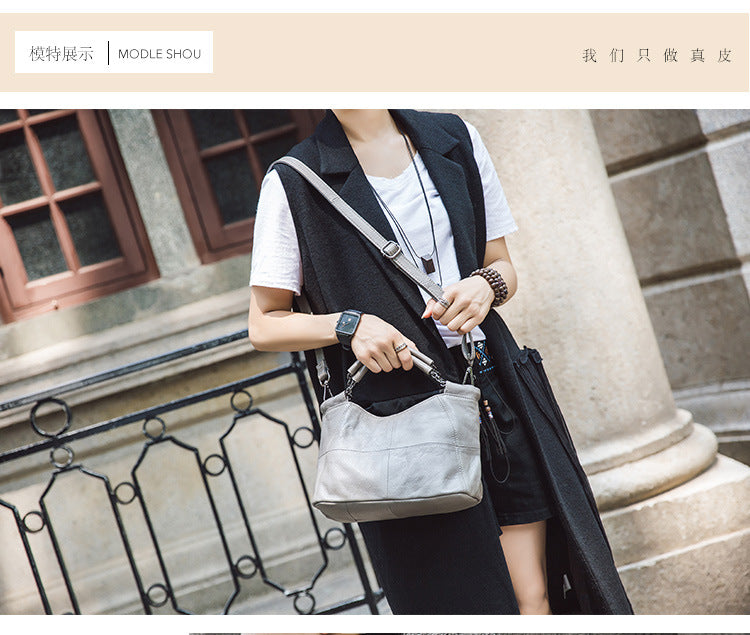 Cow Leather Saddle Bag For Women Mini Tote Luxury Daily - Smarsty