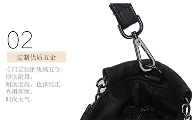 Cow Leather Saddle Bag For Women Mini Tote Luxury Daily - Smarsty