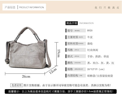 Cow Leather Saddle Bag For Women Mini Tote Luxury Daily - Smarsty