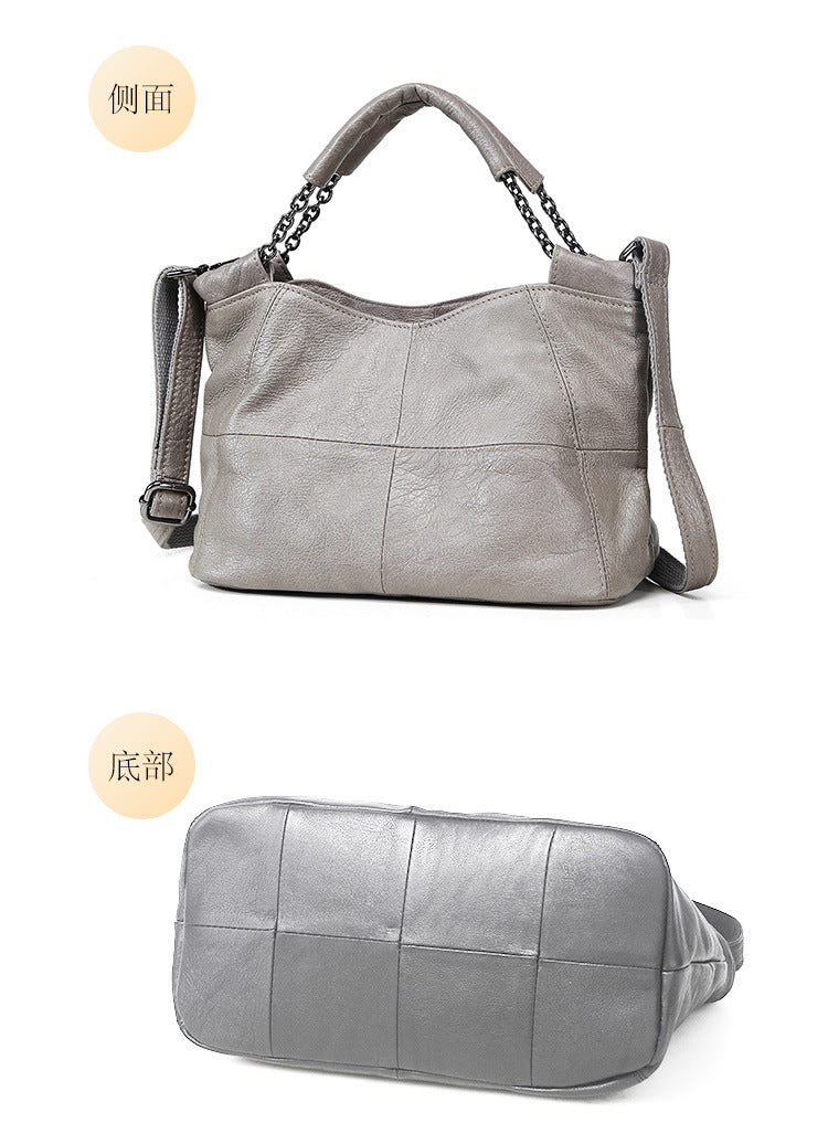 Cow Leather Saddle Bag For Women Mini Tote Luxury Daily - Smarsty