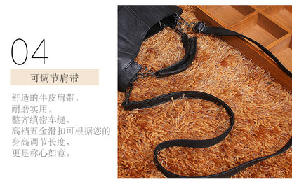 Cow Leather Saddle Bag For Women Mini Tote Luxury Daily - Smarsty