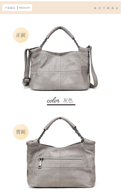 Cow Leather Saddle Bag For Women Mini Tote Luxury Daily - Smarsty