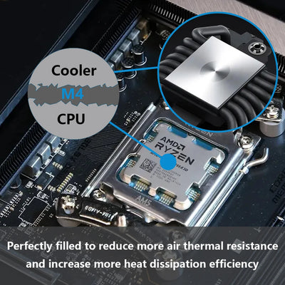 M4 Thermal Paste Processor 4g 11.8W/M-k For CPU GPU Printer HeatSink Cooling Cooler Thermal Grease Compound Silicone - Smarsty