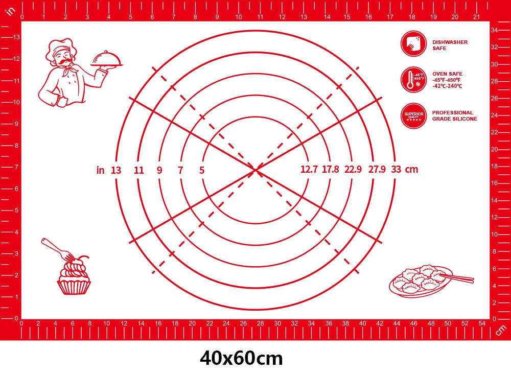 Non-Stick Silicone Baking Mat for Easy Dough Preparation - Smarsty