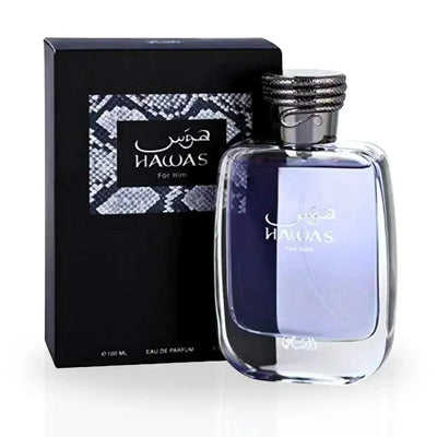 Hawas men's cologne – eau de toilette spray 100ml (3.4oz), premium Arab perfume