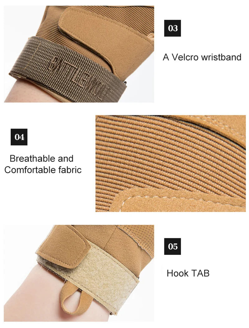 Tactical Full Finger Gloves for Hunting and Riding - Smarsty