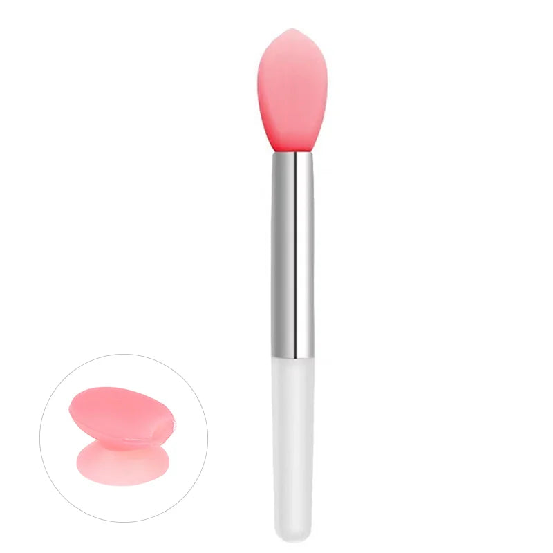 Silicone Lip Balm Brush with Dust Cover Storage - Smarsty